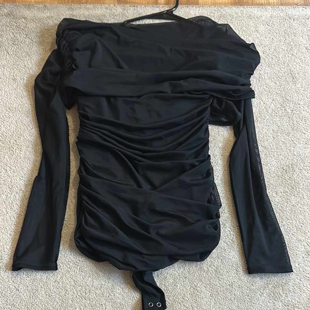 Elegant Black Women's Top